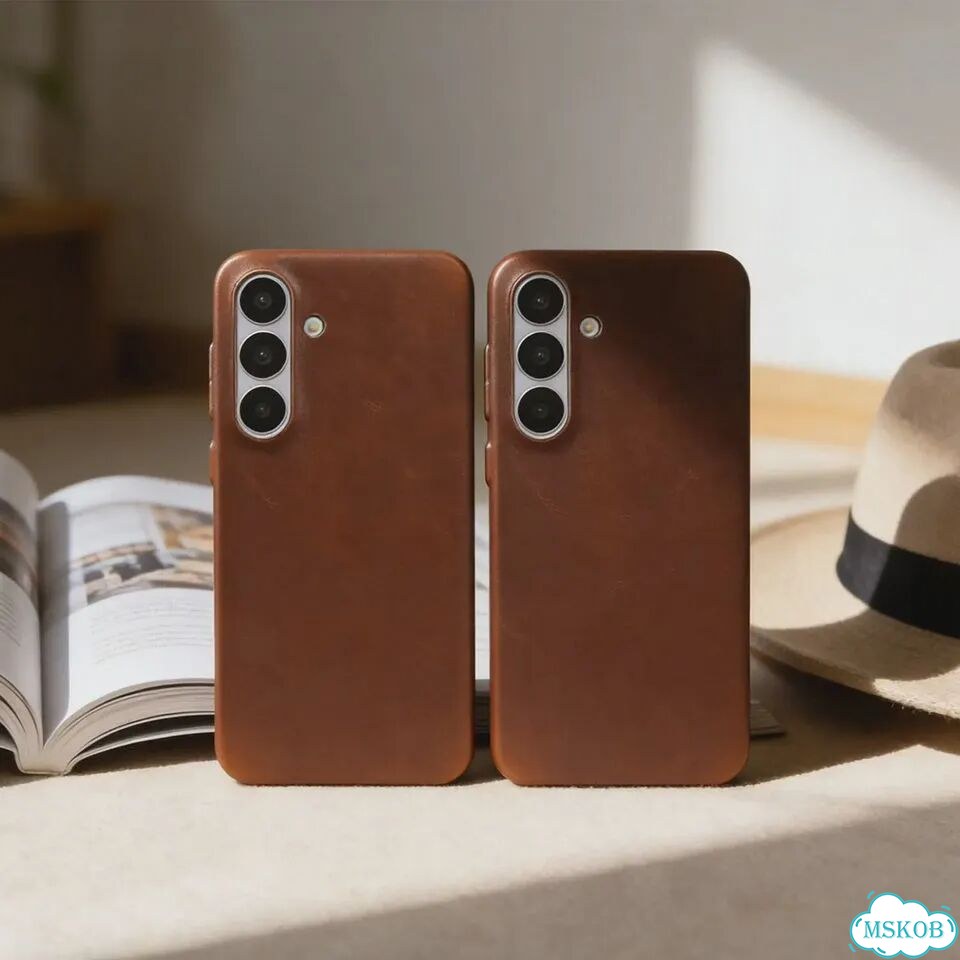 Ретро-чехол для Samsung Galaxy S26 Ultra, S25, S24, Галактика S25 FE, Коричневый, Light Brown 5219 фото 3