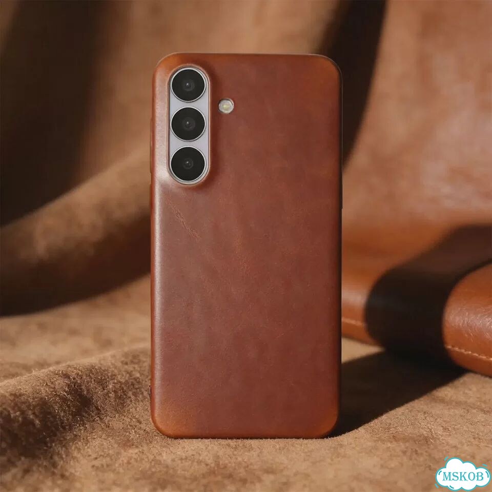 Ретро-чехол для Samsung Galaxy S26 Ultra, S25, S24, Галактика S25 FE, Коричневый, Light Brown 5219 фото 5