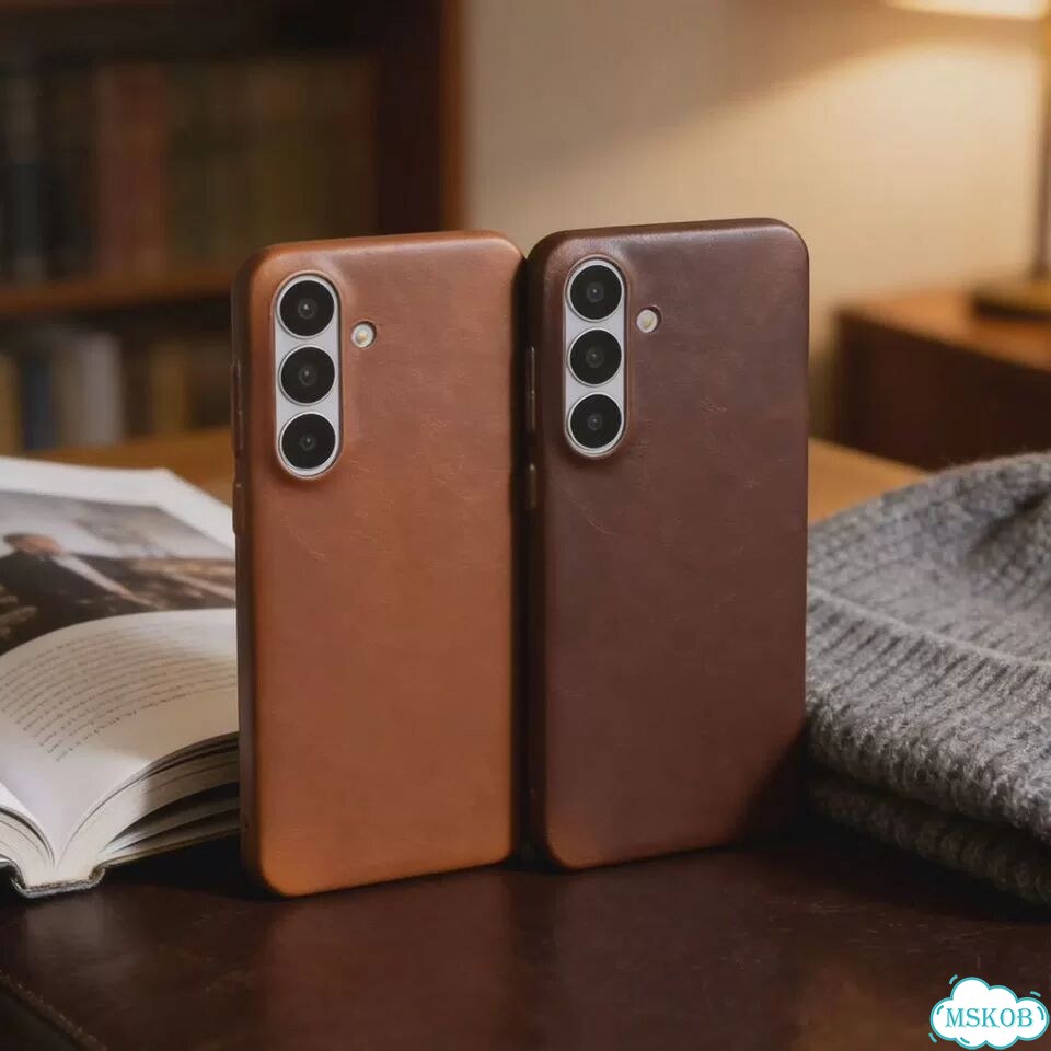 Ретро-чехол для Samsung Galaxy S26 Ultra, S25, S24, Галактика S25 FE, Коричневый, Light Brown 5219 фото 6