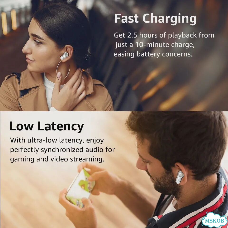 Tozo Pearl White Bluetooth наушники-вкладыши фото 3