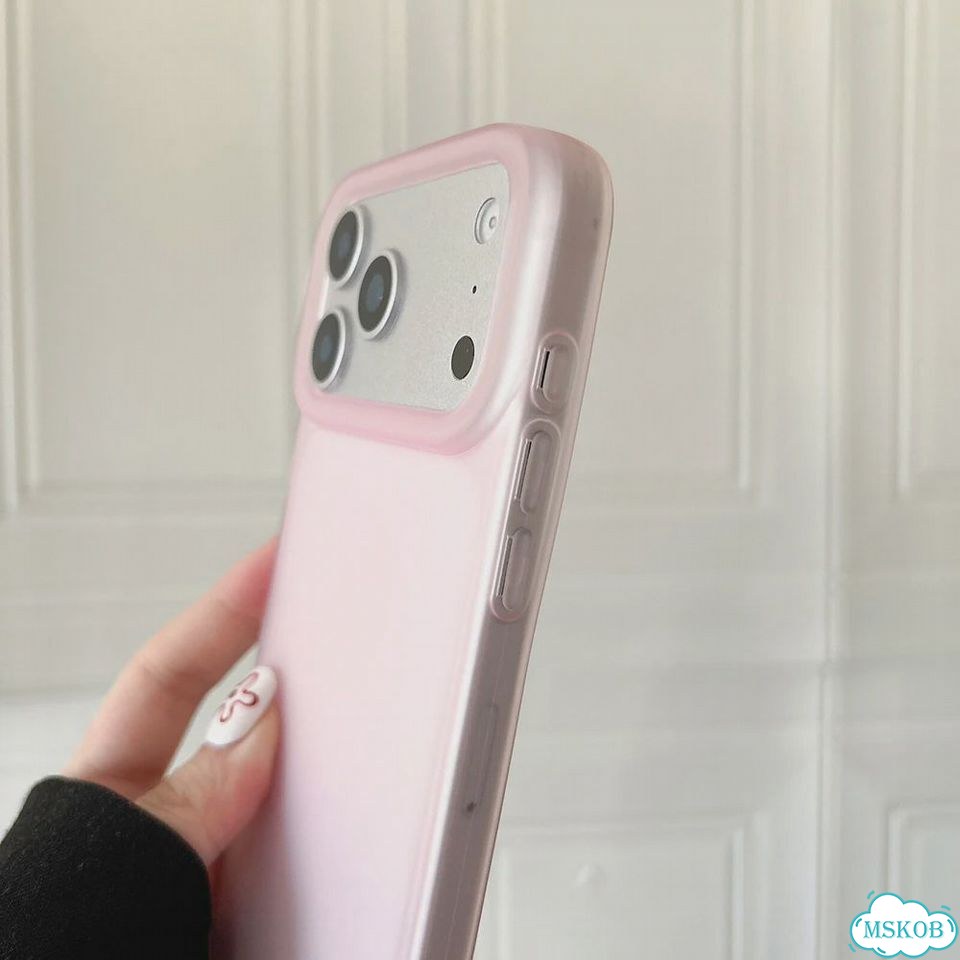 Роскошный прозрачный матовый чехол для iPhone Air 17, 16, 15, Айфон 16 Про, Голубой, светлый синий фото 6