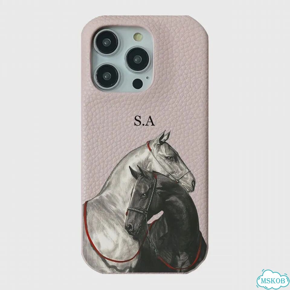 Чехол из мягкой кожи с буквами персонализации для iPhone 17 13 15 Pro Xs Max 12 4, for iPhone 14 фото 1