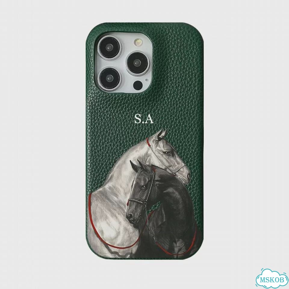 Чехол из мягкой кожи с буквами персонализации для iPhone 17 13 15 Pro Xs Max 12 4, for iPhone 14 фото 2