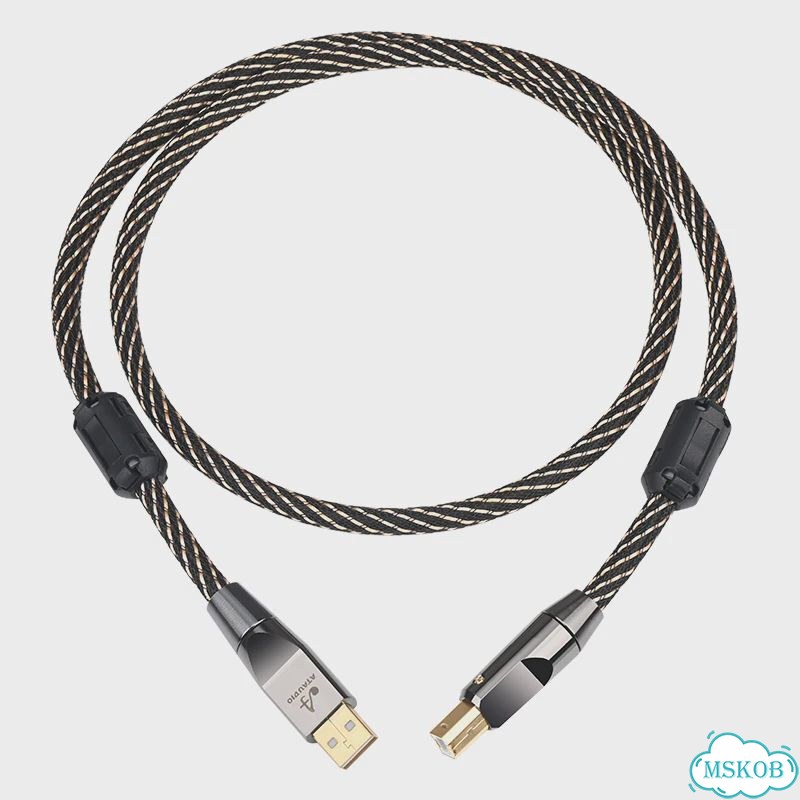 Hifi USB Type A to B кабель 1м, Цвет: upgraded C-B фото 6