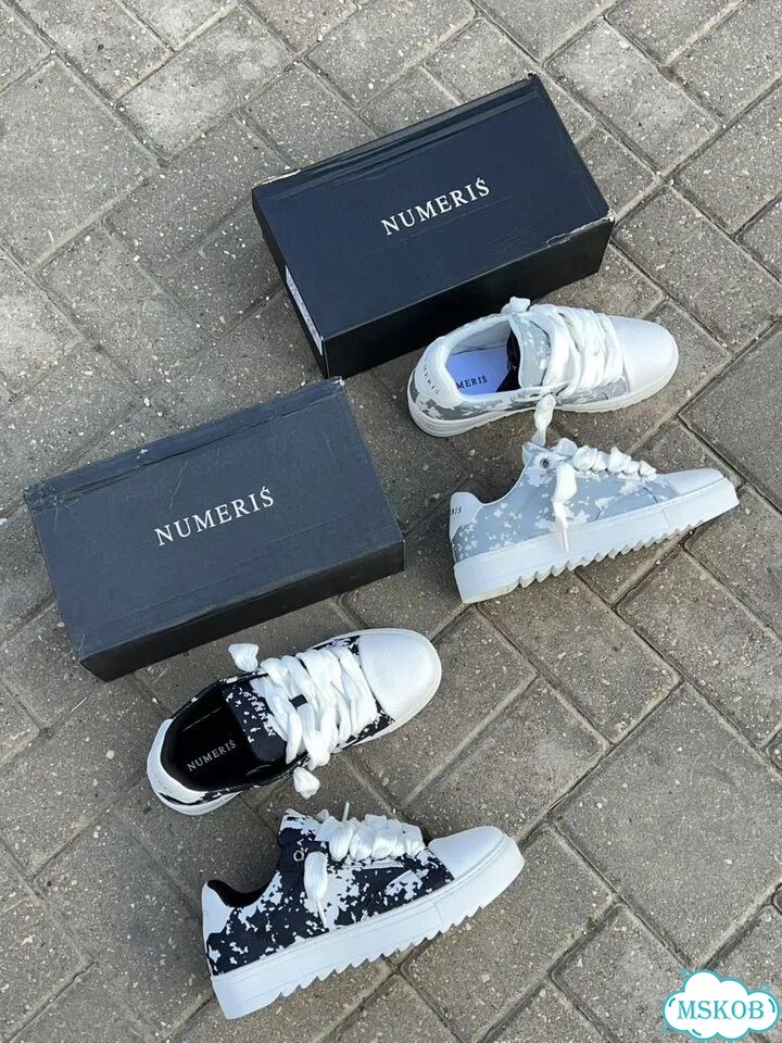 Кеды numeris atelier pigment grey black фото 6