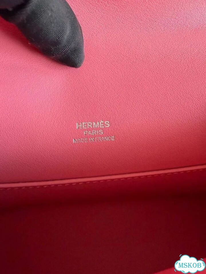 Hermes Mini Kelly Pochette Rose фото 5