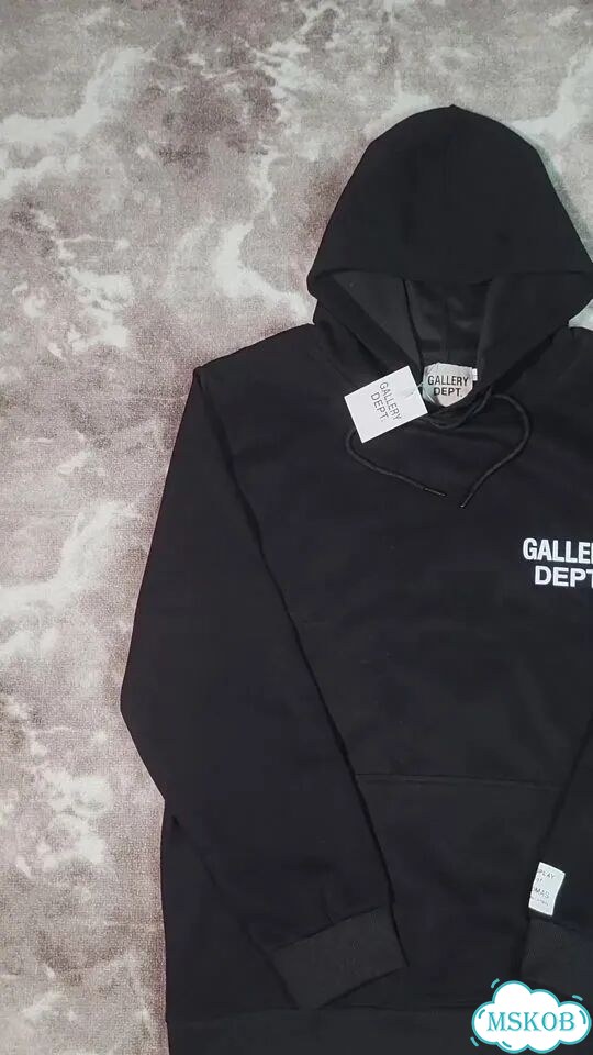 Худи Gallery Dept Hollywood чёрное фото 1