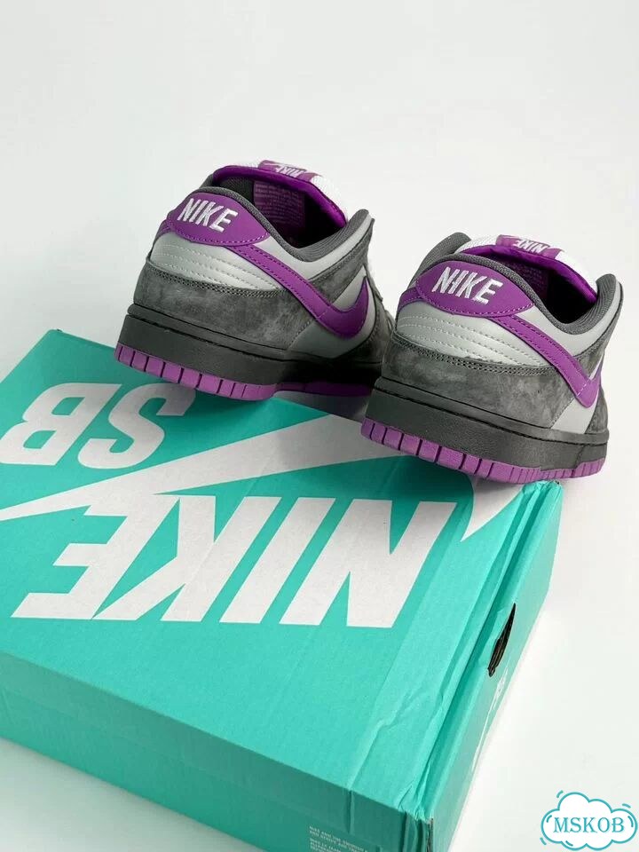 Nike SB Dunk Low Pro Grey Purple фото 4