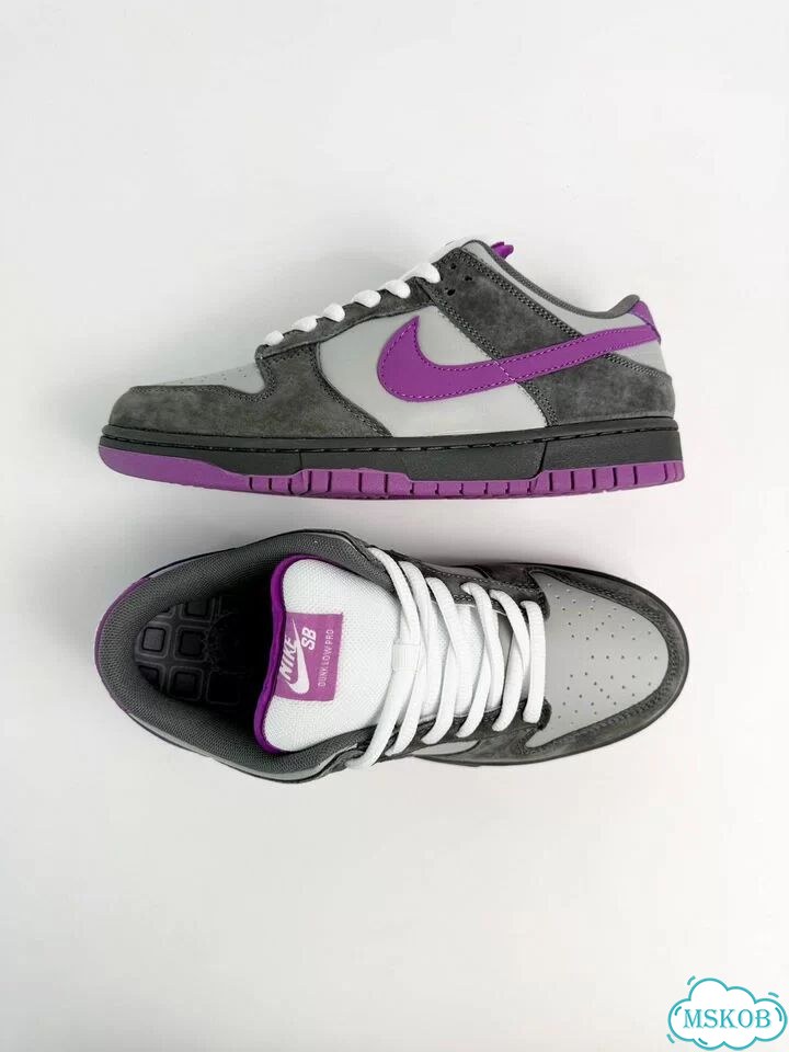 Nike SB Dunk Low Pro Grey Purple фото 6
