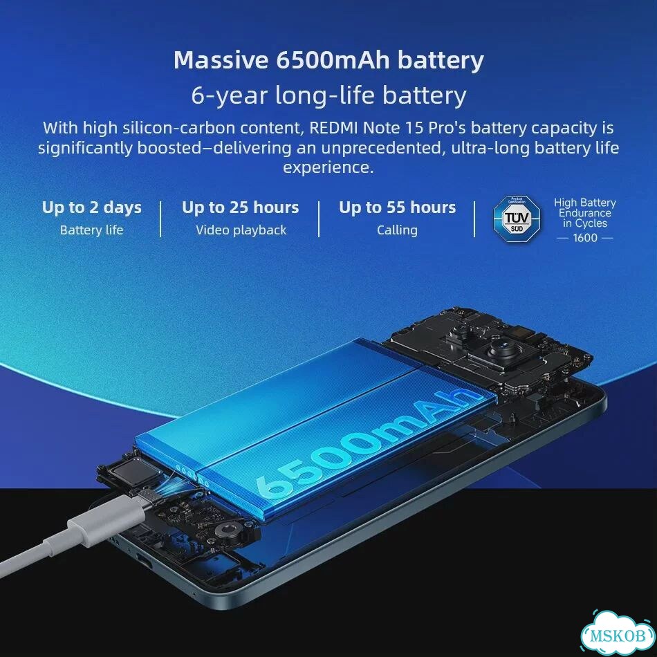 Xiaomi Redmi Note 15 Pro 4G, 12/256 ГБ, 2 SIM фото 3
