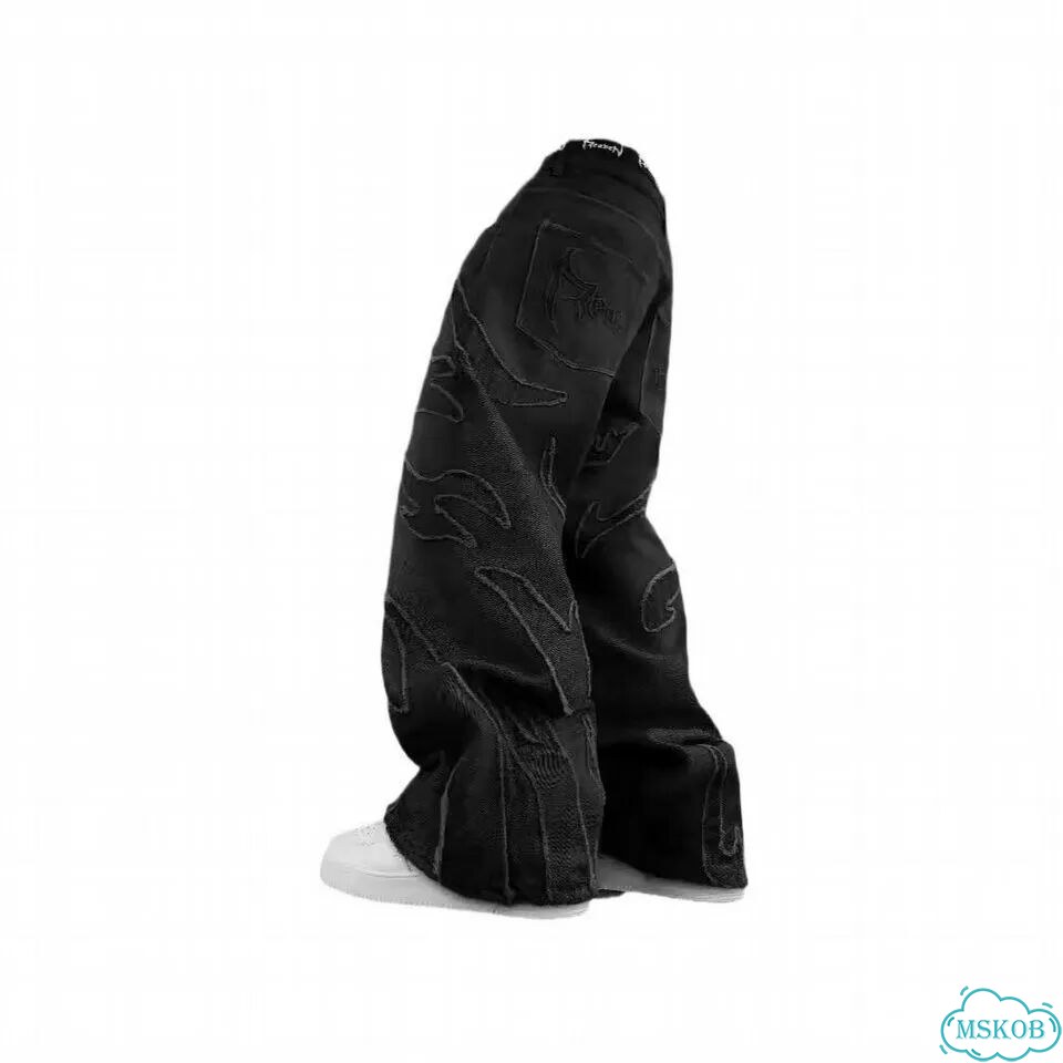 Джинсы Rick Owens type широкие фото 4