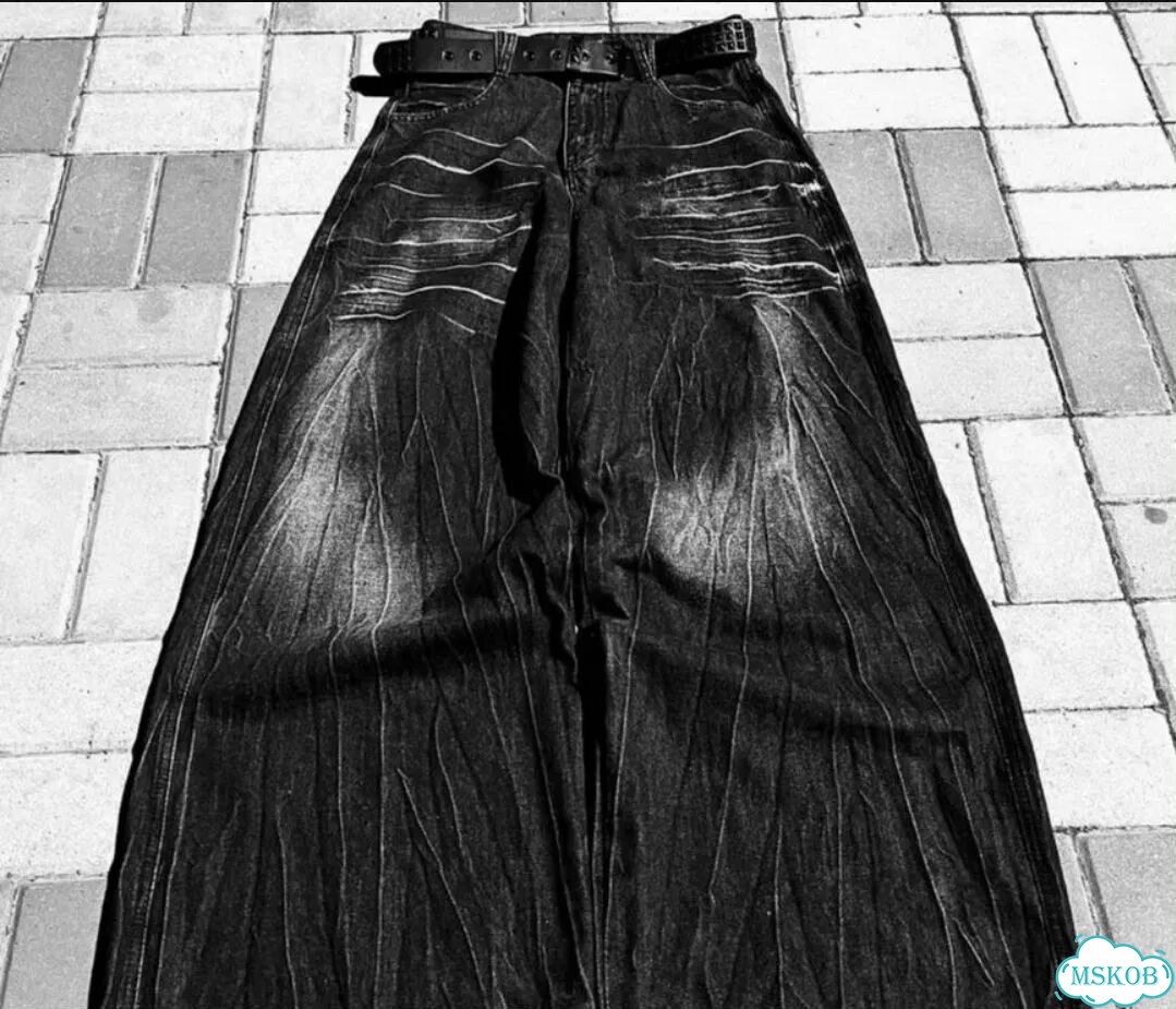 Джинсы широкие rick owens Opium Type фото 1