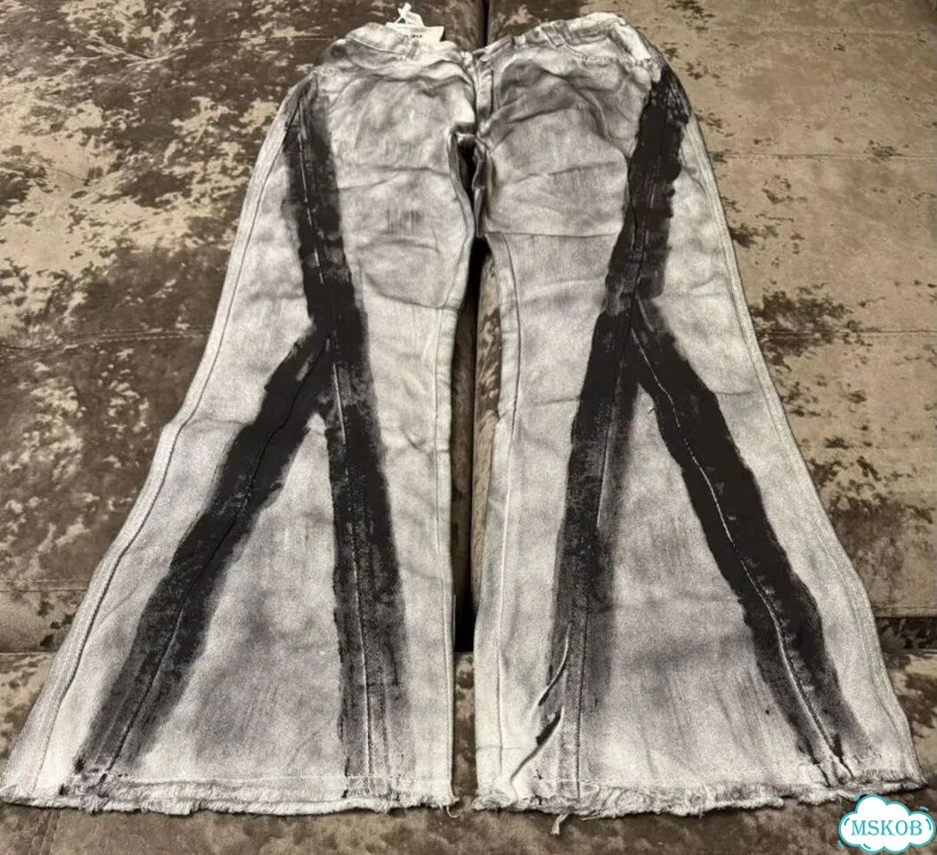 Джинсы Rick Owens клеш type jeans фото 1