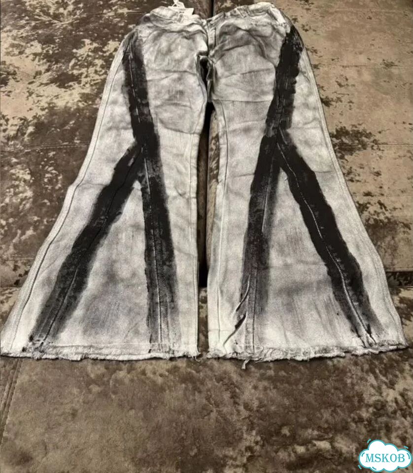 Джинсы Rick Owens клеш type jeans фото 2