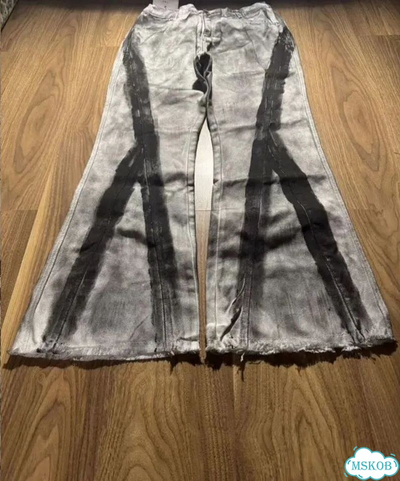 Джинсы Rick Owens клеш type jeans фото 3