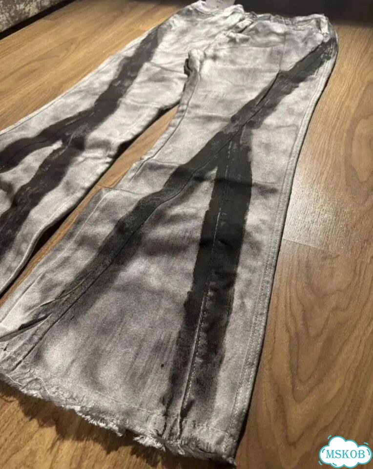 Джинсы Rick Owens клеш type jeans фото 5