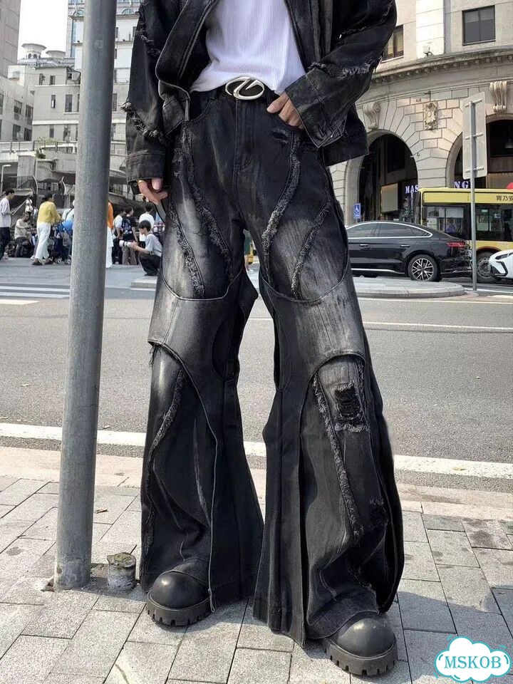 Джинсы Balenciaga type double leg фото 4