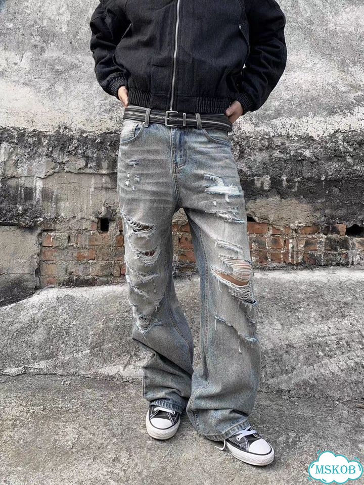 Джинсы Ueshima distressed фото 1