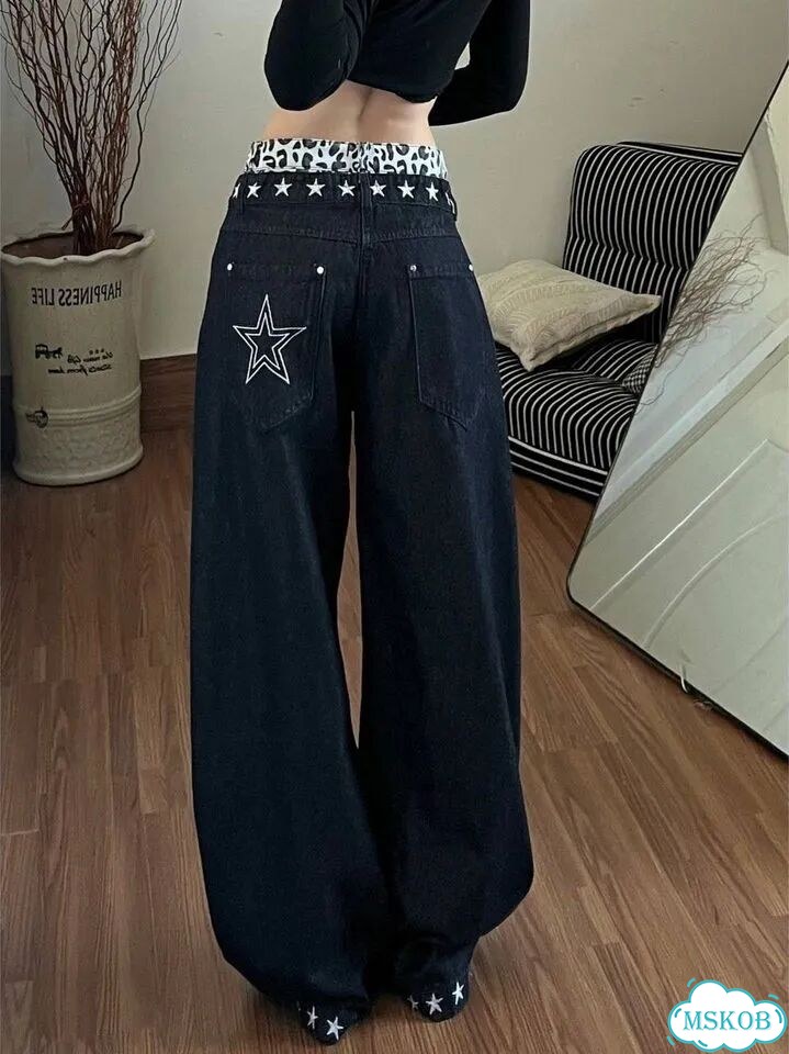 Джинсы широкие jaded London type y2k фото 3