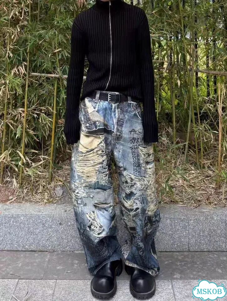 Джинсы широкие acne studios type archive фото 1