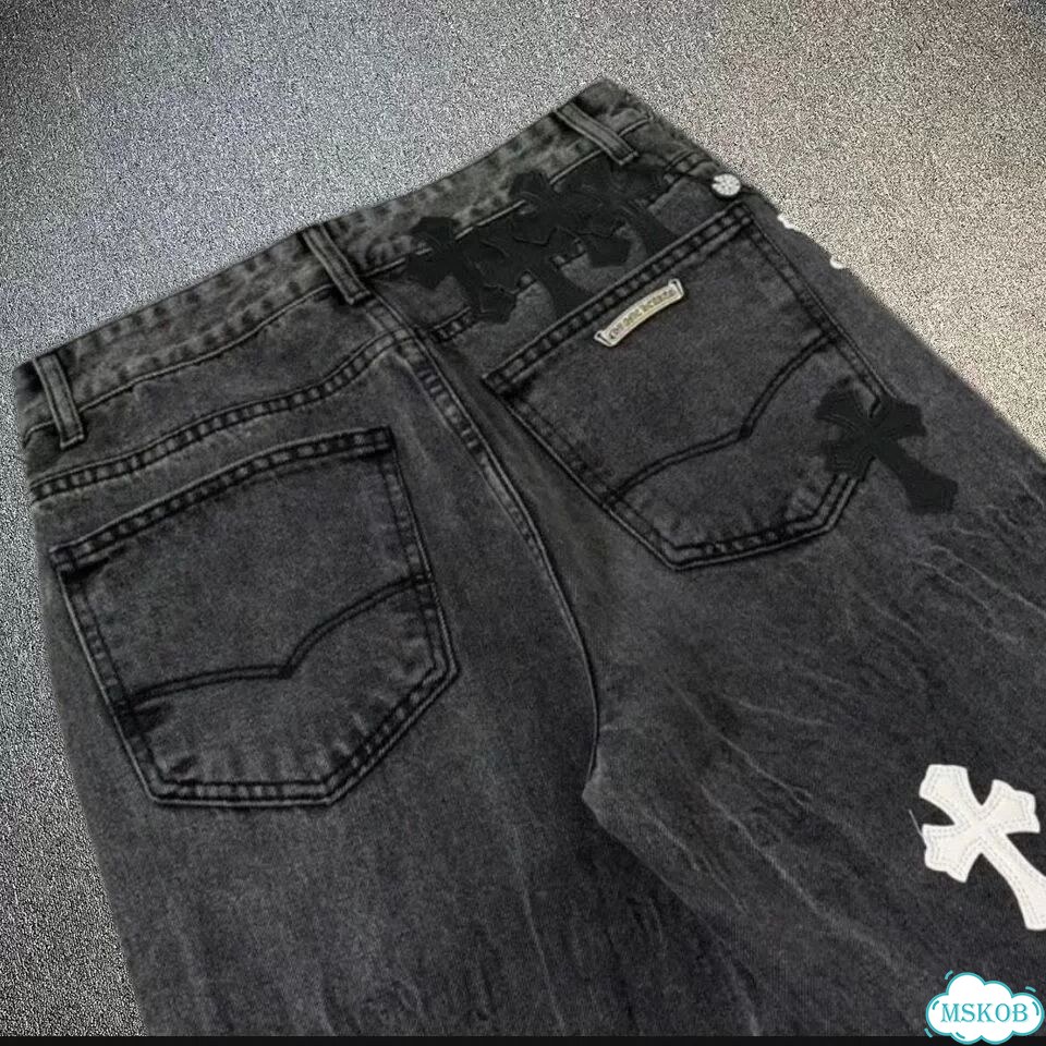 Джинсы Chrome Hearts washed Denim фото 1