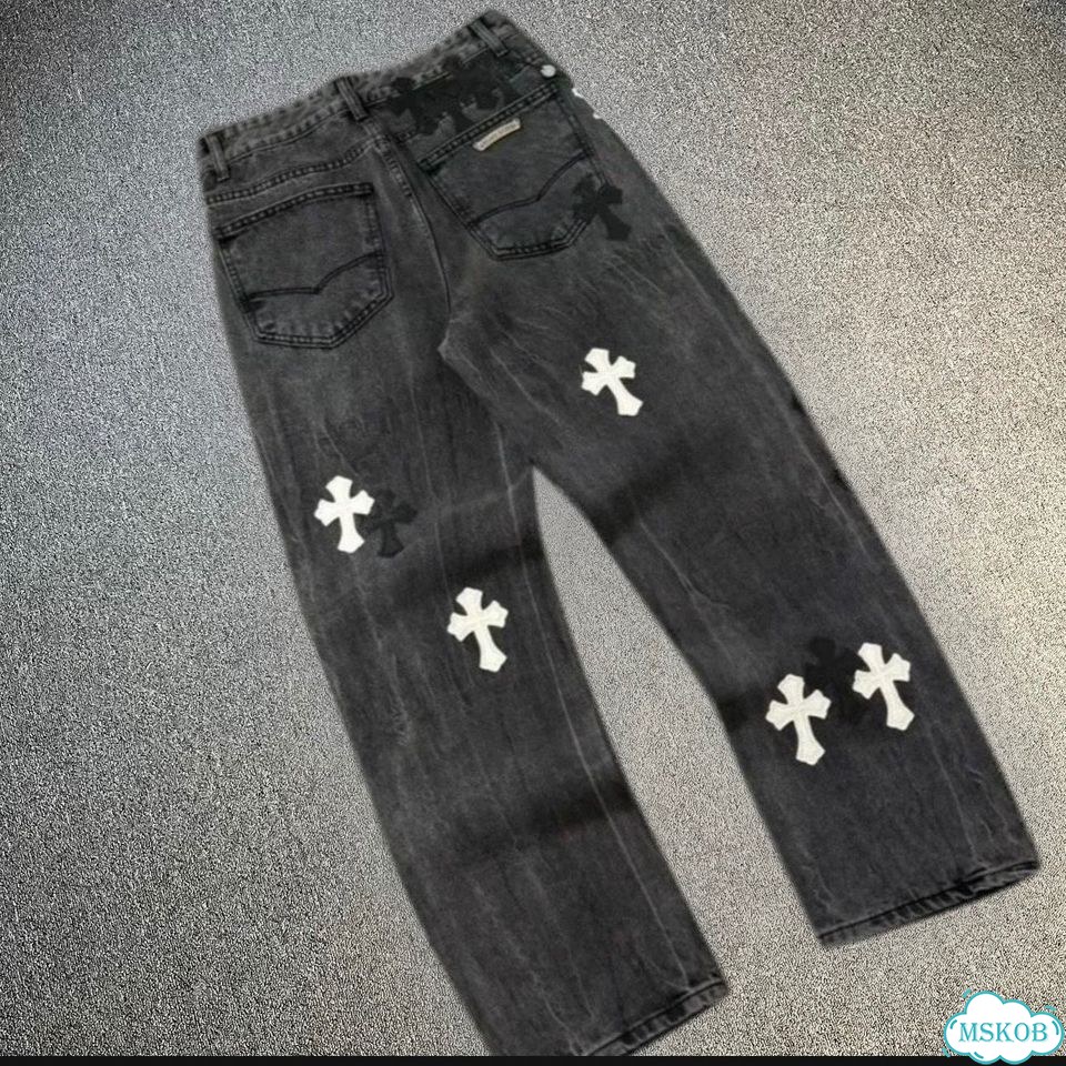 Джинсы Chrome Hearts washed Denim фото 3