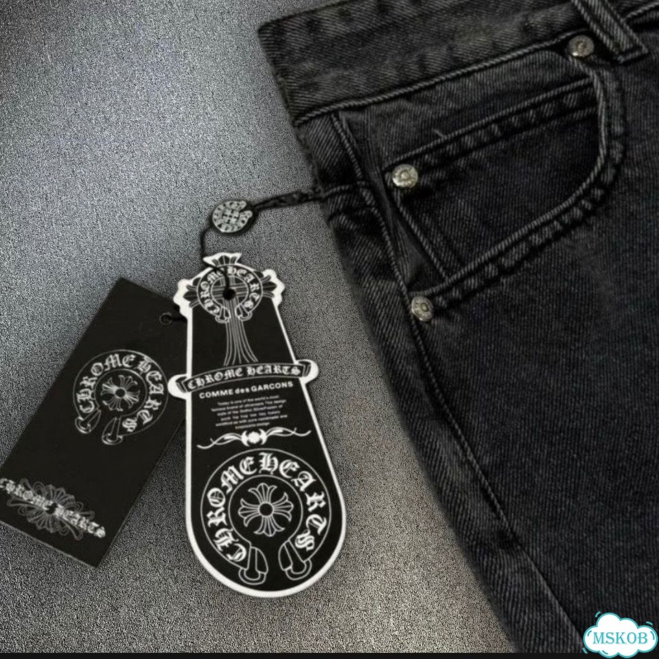 Джинсы Chrome Hearts washed Denim фото 4