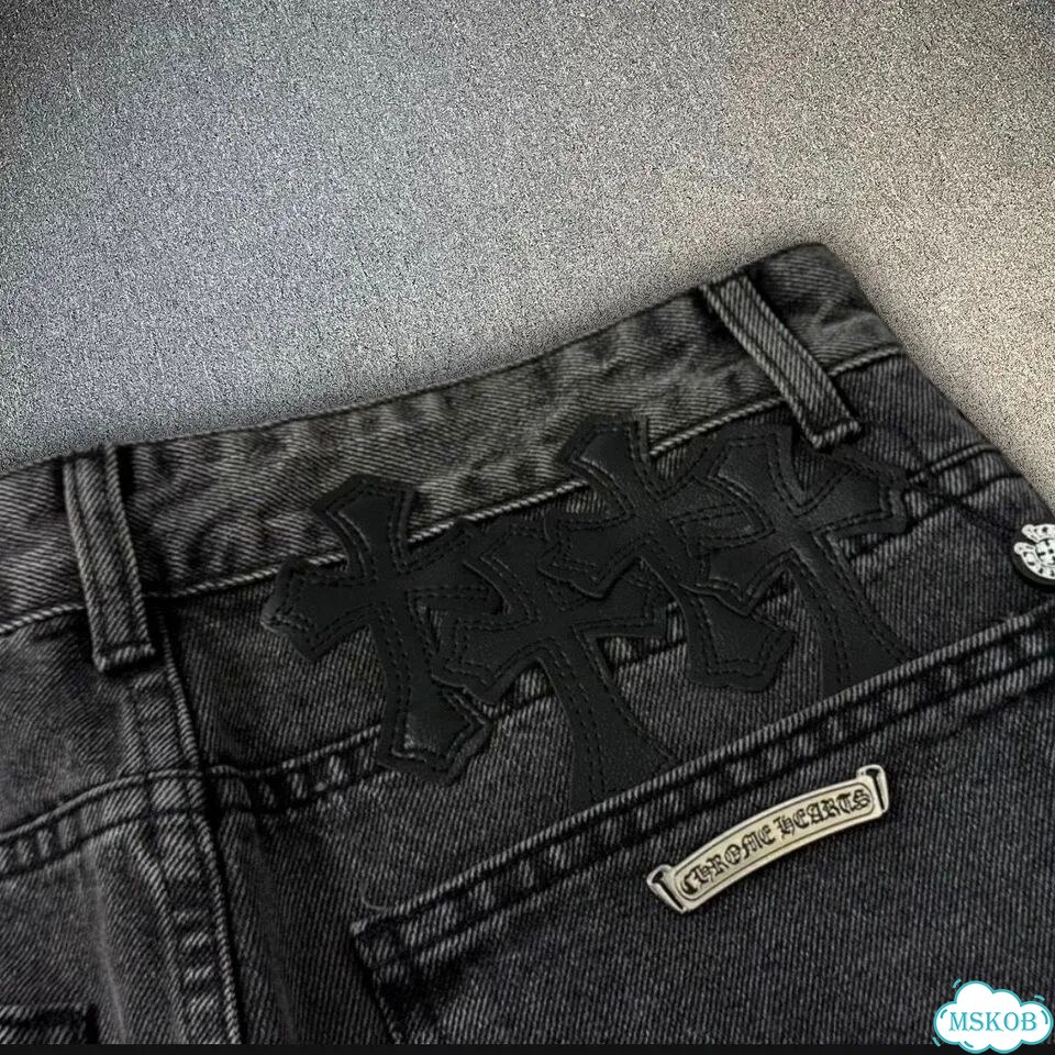 Джинсы Chrome Hearts washed Denim фото 5