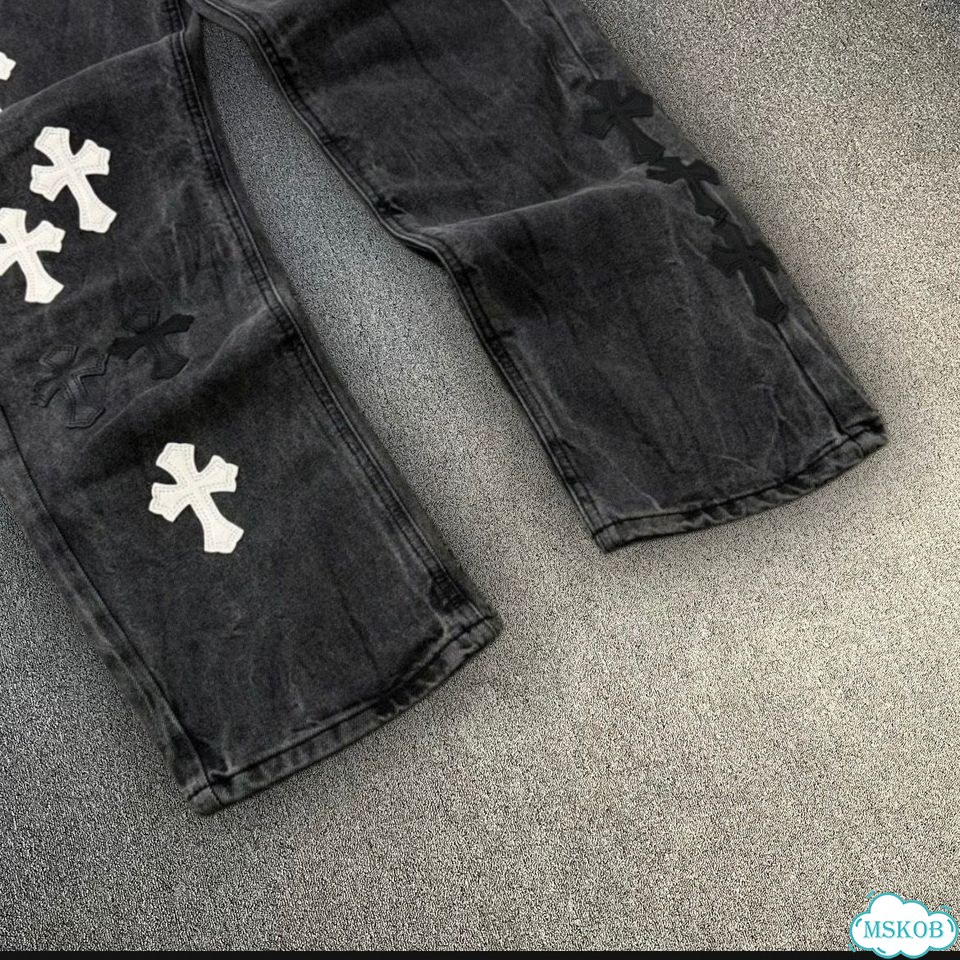 Джинсы Chrome Hearts washed Denim фото 6