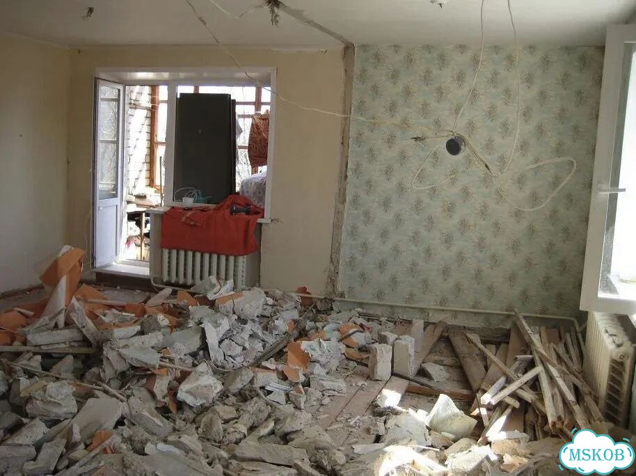 Демонтаж квартиры под ремонт в Авсюнино фото 7