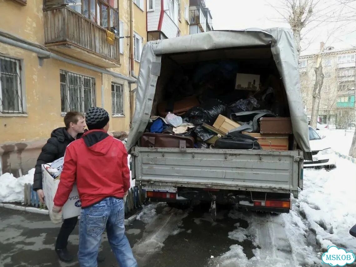 Вывоз мусора Газелью в Авсюнино фото 2