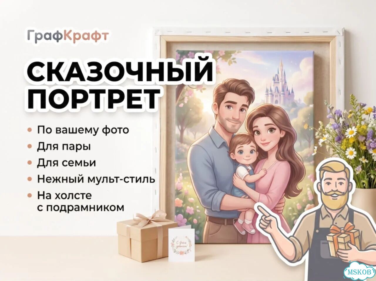 Семейная картина качественно фото 3