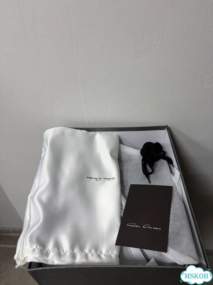 Кроссовки Rick Owens Ramones Slashed Total Black фото 10