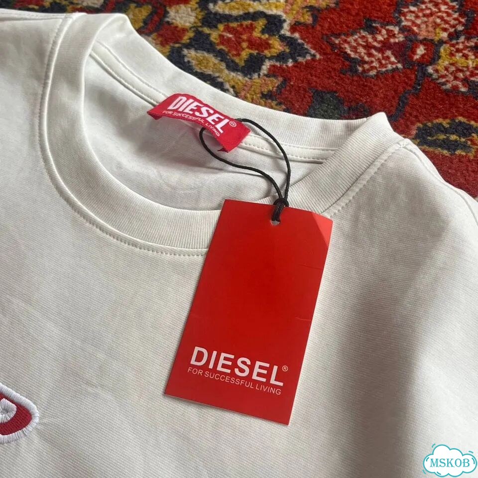 Футболка Diesel белая фото 6
