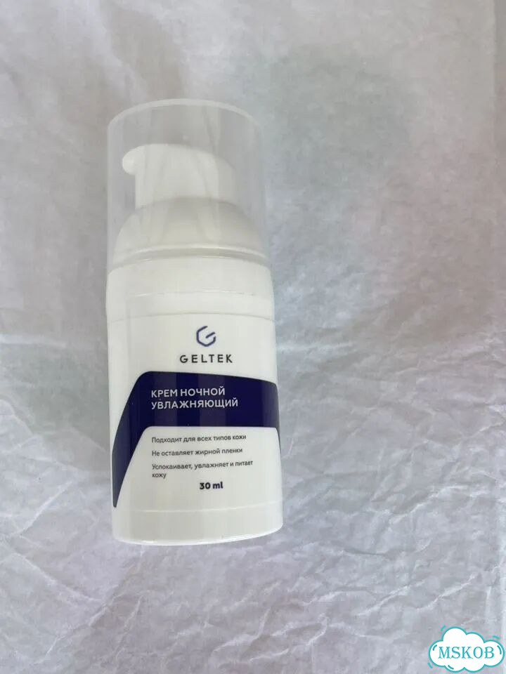 Geltek night cream 30мл ночной фото 1