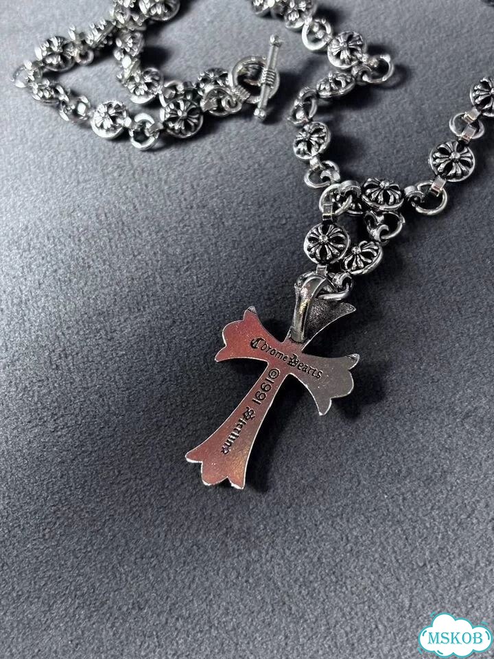 Chrome hearts колье фото 10