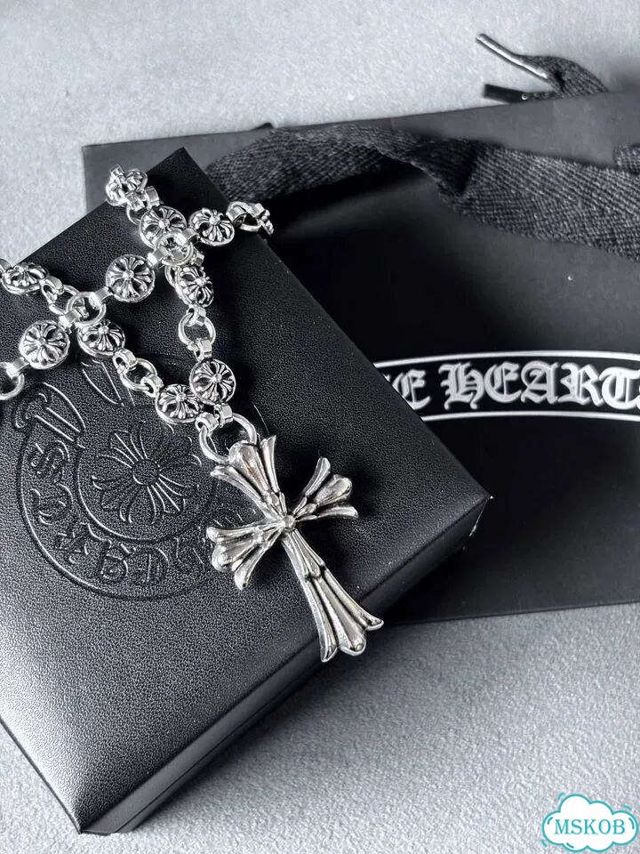 Chrome hearts колье фото 5