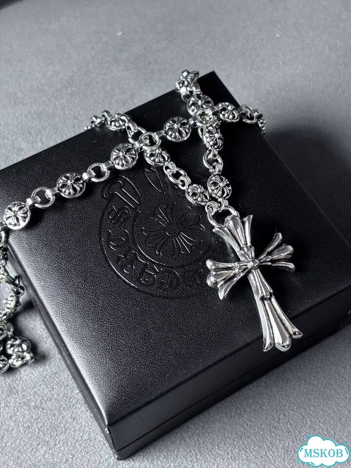 Chrome hearts колье фото 6