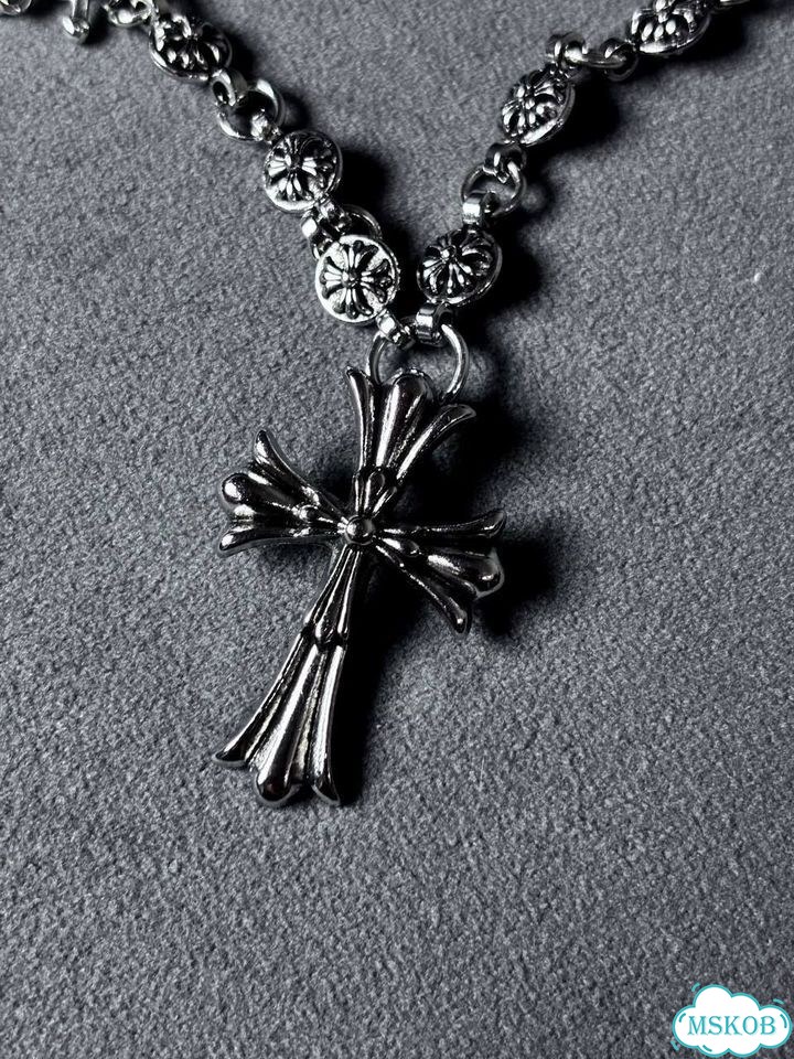 Chrome hearts колье фото 8