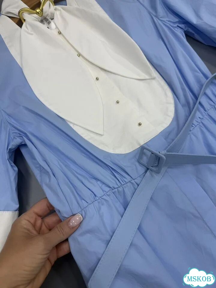Dior платье голубое фото 4