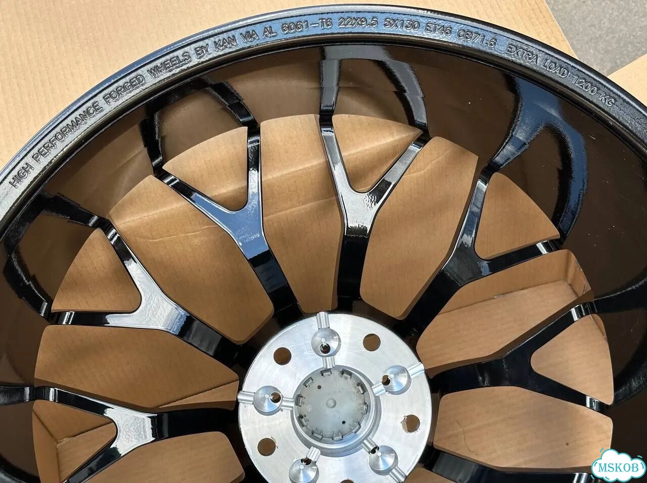 Кованые диски Porsche 9.5×R22 5×130 фото 4