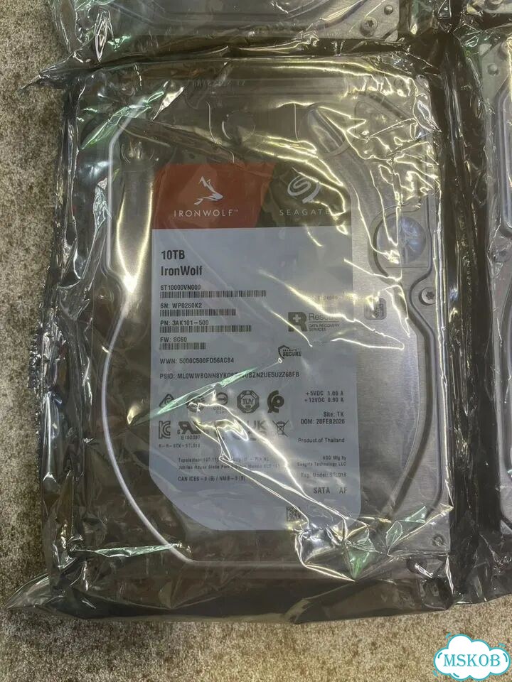 Жесткий диск 10Tb Seagate ST10000VN000 IronWolf фото 2