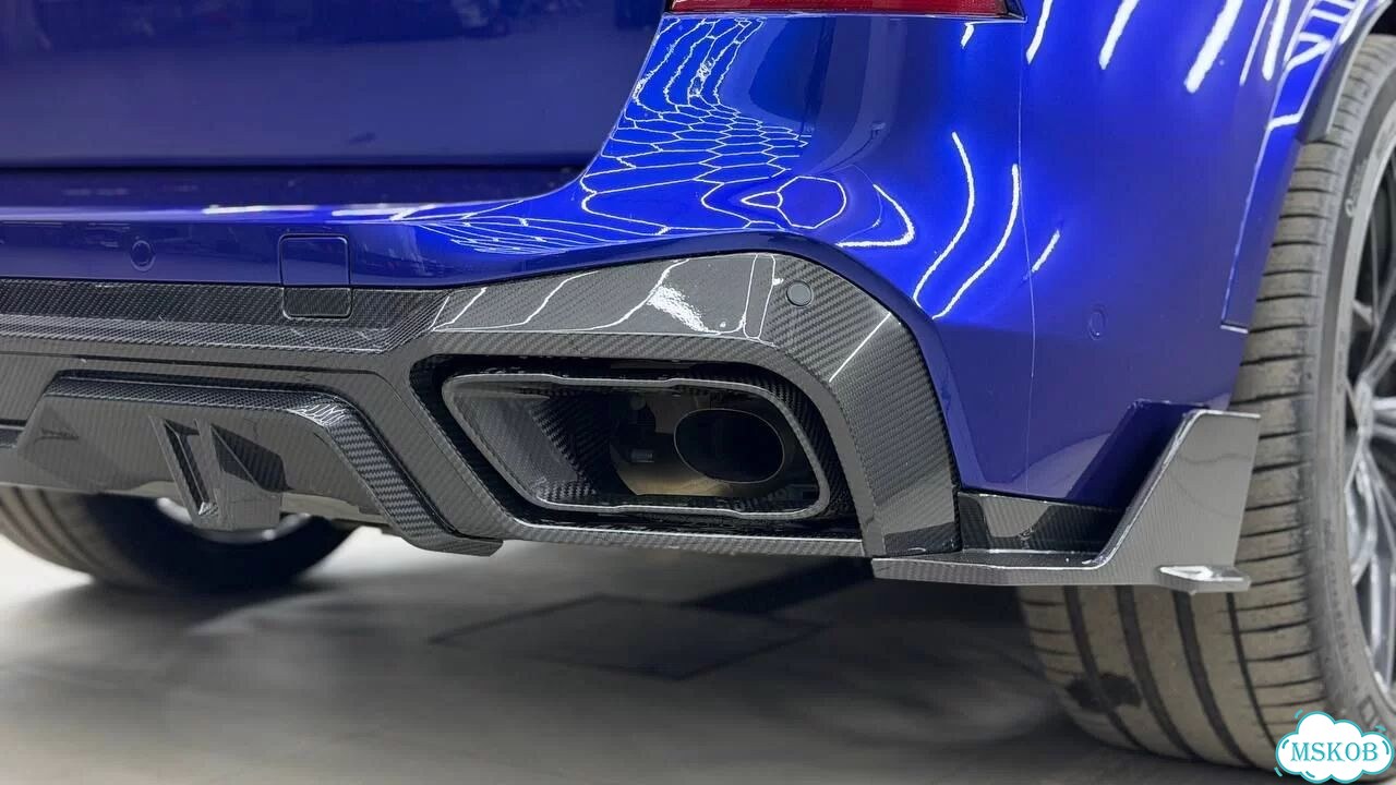 Карбоновые насадки BMW G05 G06 G07 SQ карбон фото 5