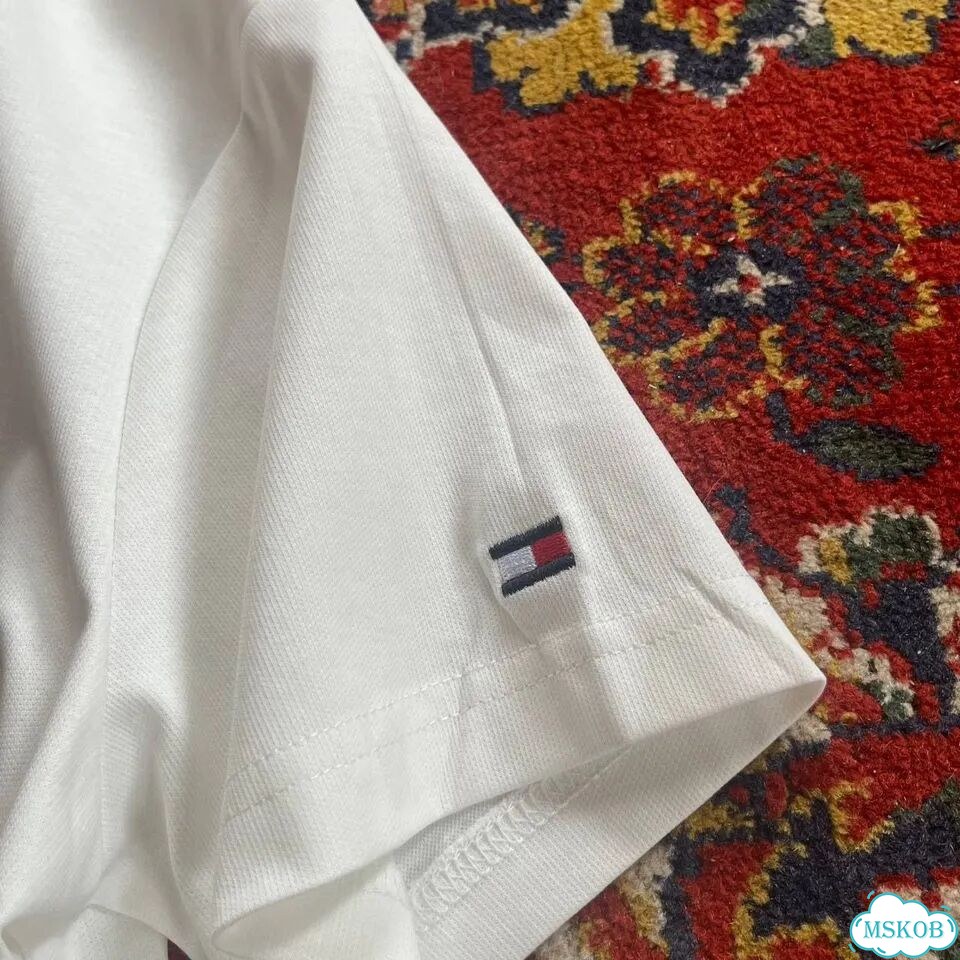 Футболка мужская tommy hilfiger белая фото 6