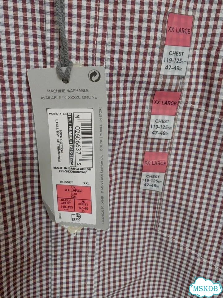 Marks spencer рубашка мужская XXL фото 4