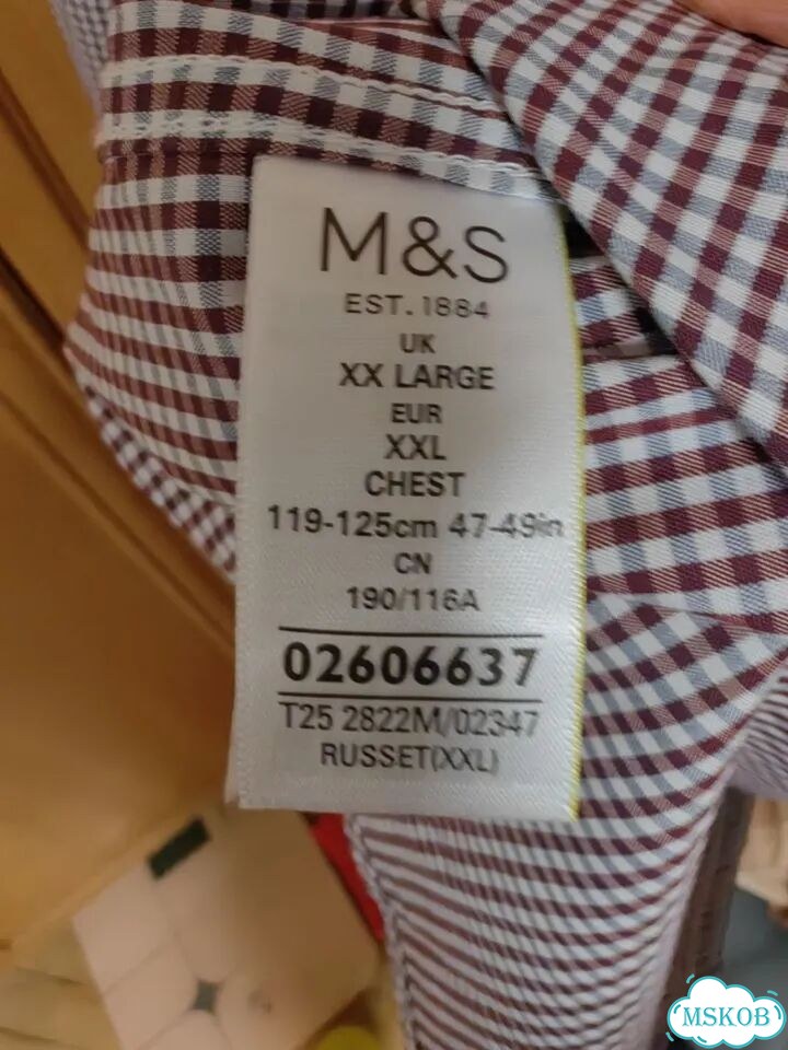 Marks spencer рубашка мужская XXL фото 5