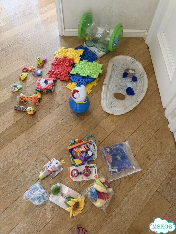 Развивающие игрушки для малышей до года фото 1