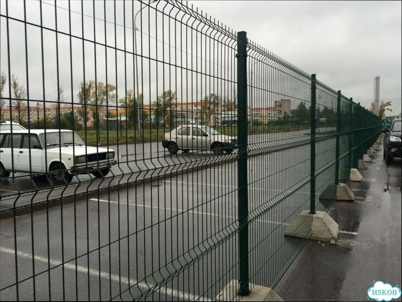 Сетка для забора 3Д фото 4