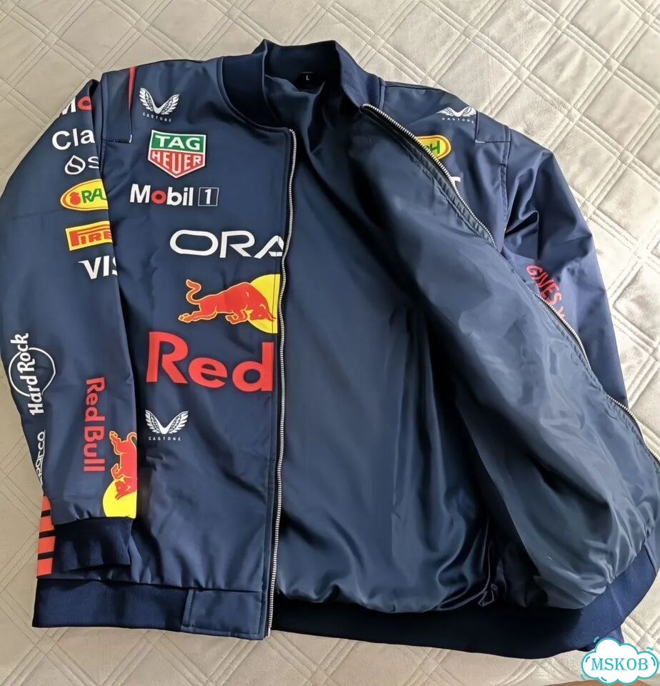 Винтажный бомбер Oracle Red Bull 2023 фото 2