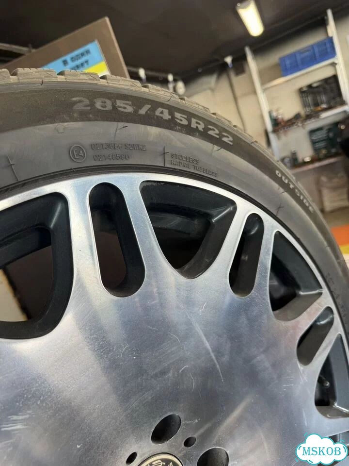 Колеса на mercedes benz Brabus r22 фото 4